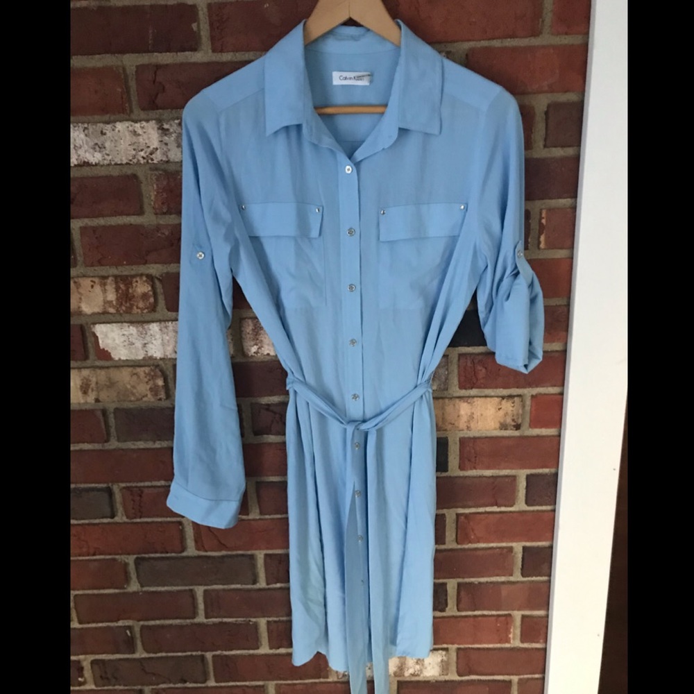 Light Blue Calvin Klein Dress
